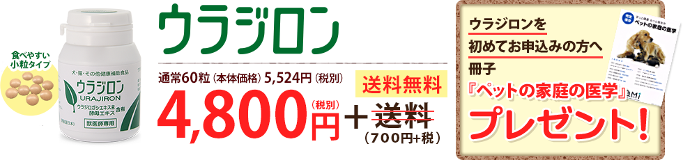 「ウラジロン」4800円（税別）+送料無料